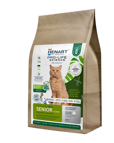 Henart Mealworm Insect Cat Senior with Hem Eggshell Membrane - 1,5 kg