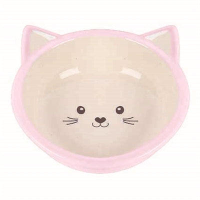 Happy Pet Voerbak Kitten Roze / Crème