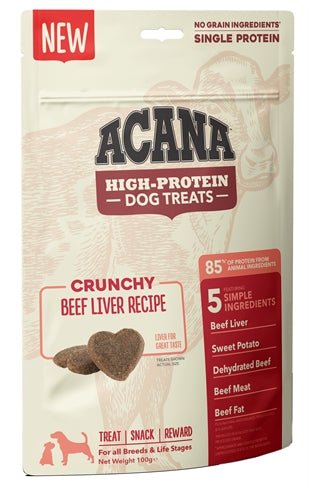 Acana High Protein Dog Treat Beef - Petshoppie Pandora