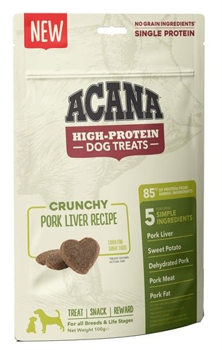 Acana High Protein Dog Treat Pork - Petshoppie Pandora